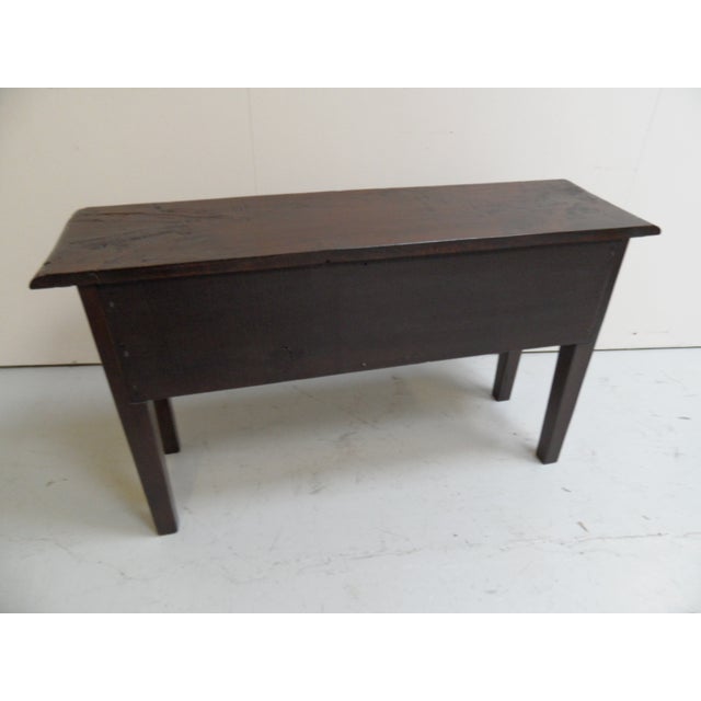 Antique Oak Spanish Sidetable For Sale - Image 11 of 14