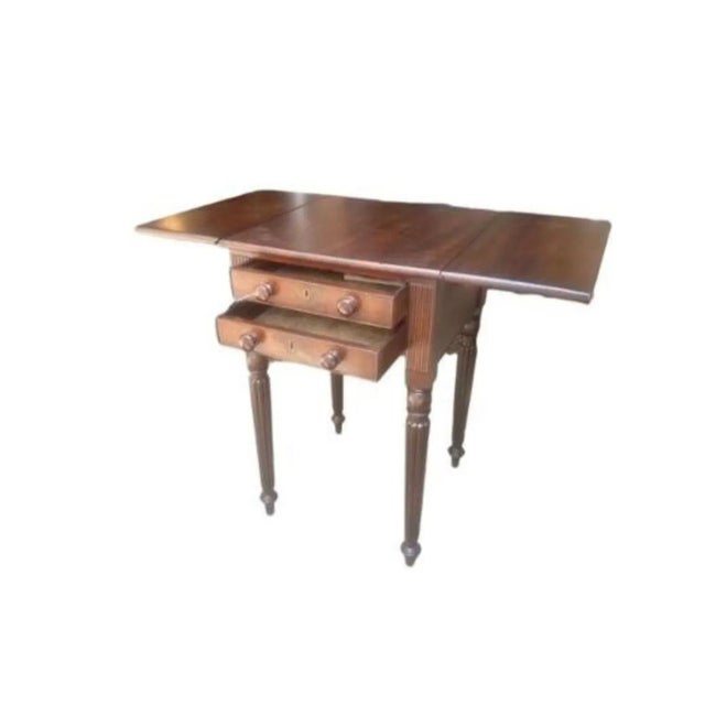 Late 19th Century Side Table With Extending Leaves For Sale - Image 4 of 5