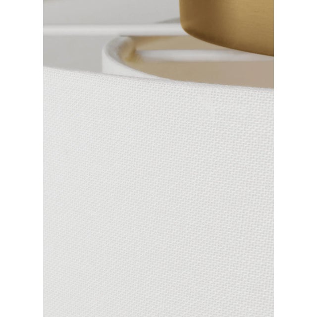 Kate Spade Kate Spade by Visual Comfort Studio Sawyer Flush Mount, Burnished Brass For Sale - Image 4 of 4