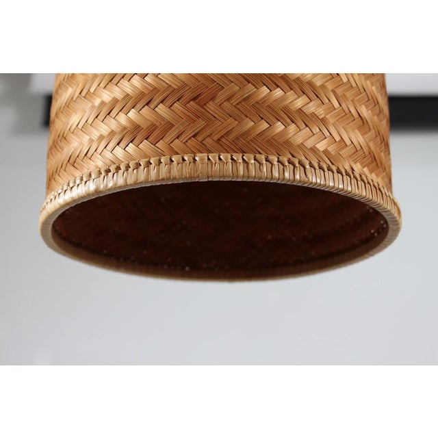 Brown Flexible Wall Light in Brass and Cane in the style of Paavo Tynell, Denmark, 1950s For Sale - Image 8 of 15