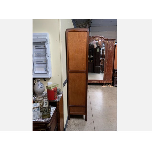 Brown Antique Linen Cupboard, 1910 For Sale - Image 8 of 11