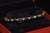 Certified Natural 7ct Blue Sapphire Diamond 18k Gold Tennis Stacking Bracelet For Sale - Image 15 of 16