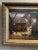 E. Allum 1886 Oil on Canvas Gathering the Chickens Framed Victorian Painting For Sale - Image 4 of 12