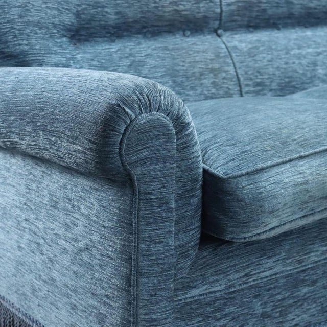 Vintage Italian Sofa in Velvet, 1950s For Sale - Image 6 of 13
