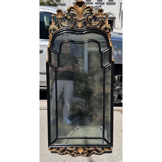 2010s 19th C Style Burton-Ching Regency Black & Gold Mirror - 1 of 2 For Sale - Image 5 of 7