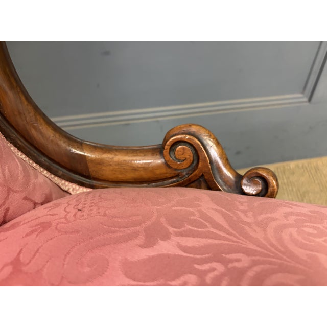Victorian Walnut Nursing Chairs, 1875, Set of 2 For Sale - Image 6 of 18