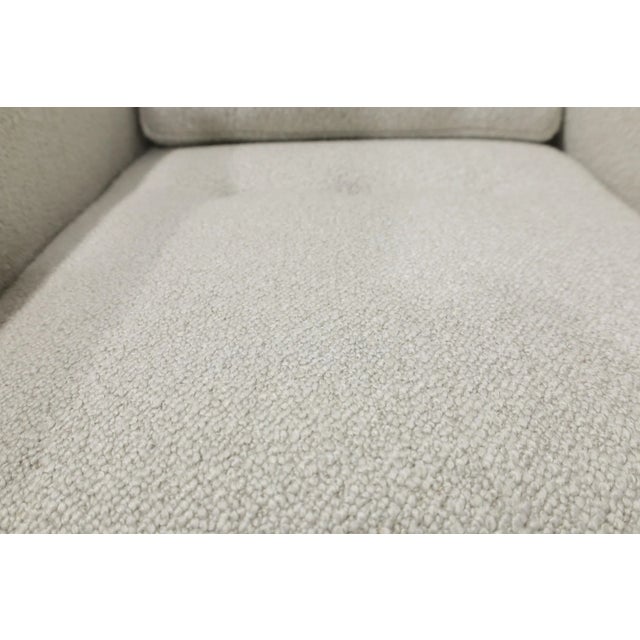 Edward Wormley for Dunbar Lounge Chairs in Holly Hunt Boucle, Attributed - Set of 2 For Sale - Image 11 of 12