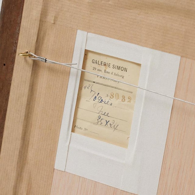 Togores for Kahnweilers Galerie Simon, Figure, 1923, Drawing on Paper, Framed For Sale - Image 16 of 17