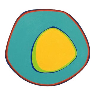 "Let Us Down Easy" Contemporary Abstract Acrylic Painting by Paul Westacott For Sale