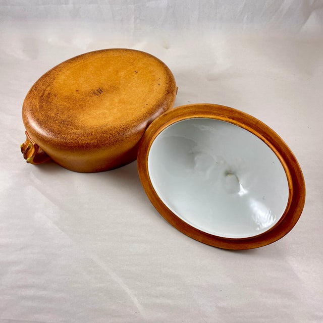 French Pillivuyt Porcelain Chicken Tureen or Roaster For Sale - Image 10 of 11