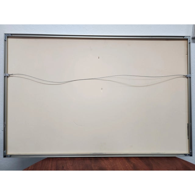 Impressionist 1990s "Graveyard At Taos" Framed Pastel On Paper For Sale - Image 3 of 3