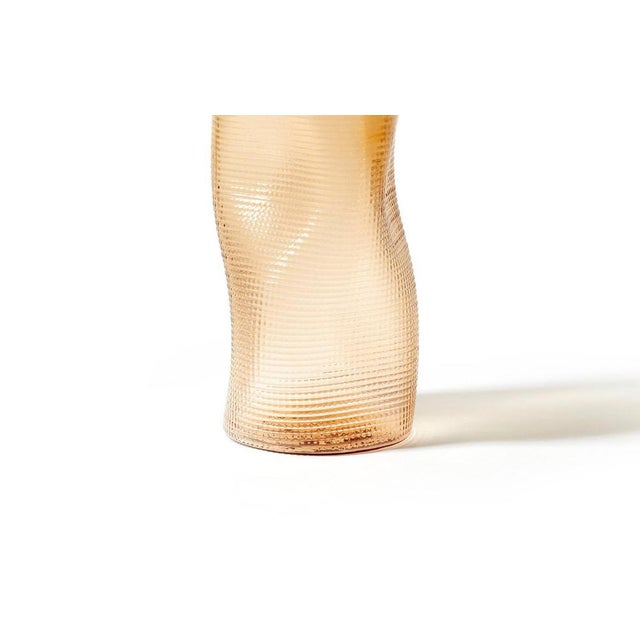 Coral Vases in Hand-Blown Venetian Glass from Cassina, Italy, Set of 2 For Sale - Image 9 of 15