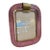 Pink Murano Glass Picture Frame For Sale