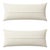 White Tiger Suzani Lumbar Pillow Cover 18'' X 54'' - Set of Two For Sale - Image 4 of 4