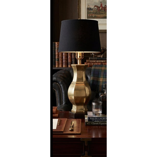 Frederick Cooper Brass Ginger Jar Lamp — Patinated Mid CenturyVintage Classic for Palm Beach Regency, Grandmillennial, Cottage Core - See Pics! For Sale In New Orleans - Image 6 of 9