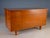 Brown Mid-Century Modern Writing Desk in Burl Veneer with Eight Drawers For Sale - Image 8 of 16