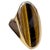 Large Oval Tiger's Eye Ring 14 Karat Yellow Gold 20 Grams For Sale - Image 15 of 18