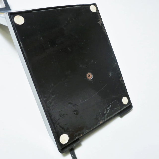 Black Postmodern Table Lamp by JD Aznar, 1980s For Sale - Image 8 of 12