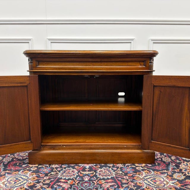 Classic Office Cabinet Sideboard in Mahogany For Sale - Image 9 of 10