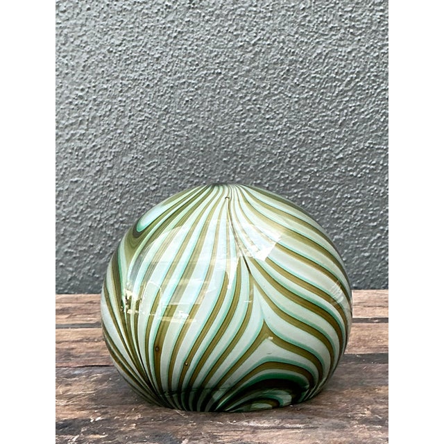 Mid-Century Modern Vintage Italian Murano Sphere For Sale - Image 3 of 12