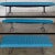 Mid 20th Century Bench Daybed Turquoise Vinyl Faux Leather & Chrome After Arthur Umanoff for Madison Furniture Co For Sale - Image 10 of 13