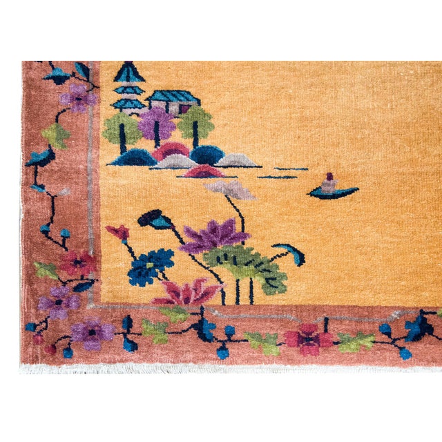 Early 20th Century Chinese Art Deco Rug For Sale - Image 15 of 17