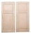 19th Century French Painted Wood Panel Doors – A Pair For Sale