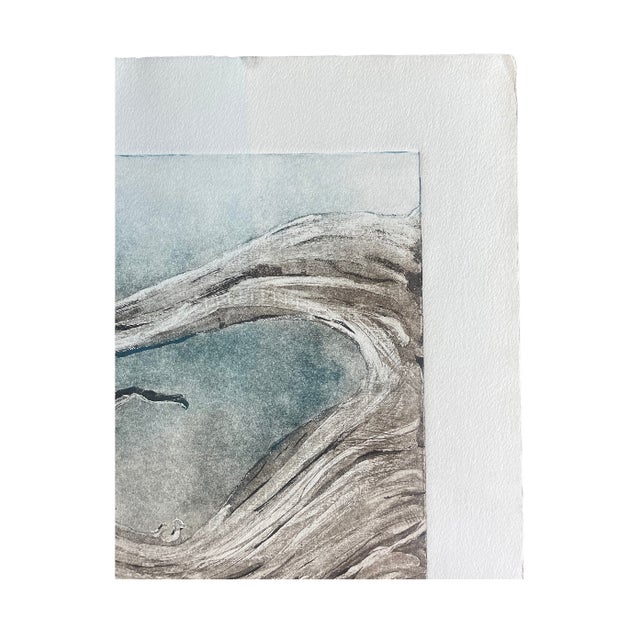 Tree Etching by M. Taylor, Circa 1970s For Sale - Image 4 of 6