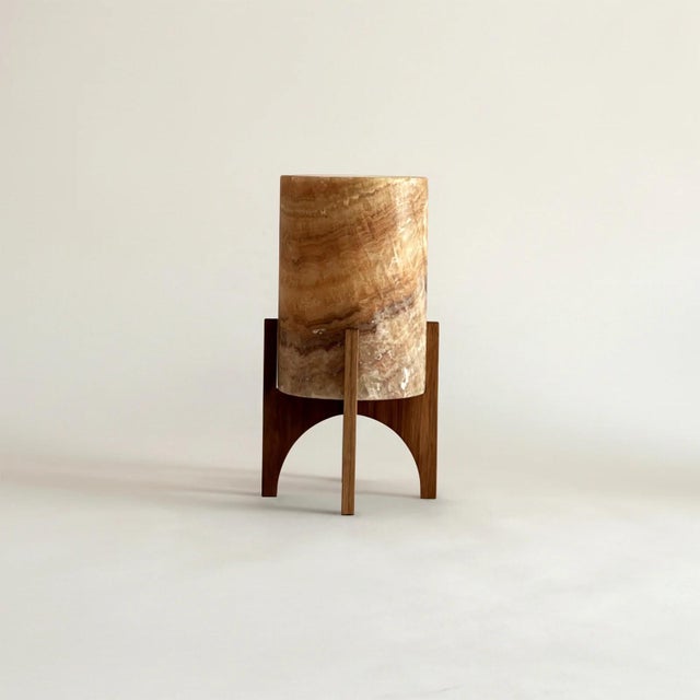 Comet No. 0214 Hand-Carved Alabaster Table Lamp by Material Lights For Sale - Image 6 of 6