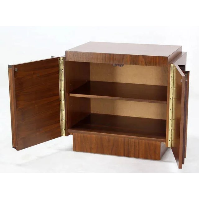 Mid-Century Modern Oiled Walnut Night Stand For Sale - Image 6 of 11
