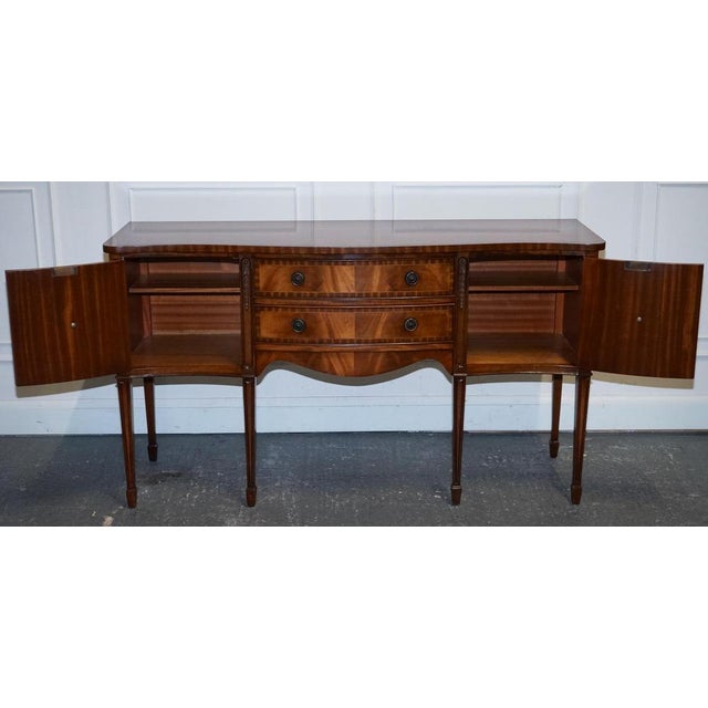 Vintage Edwardian Hardwood Sideboard Made by Jaycee Furniture For Sale - Image 3 of 18