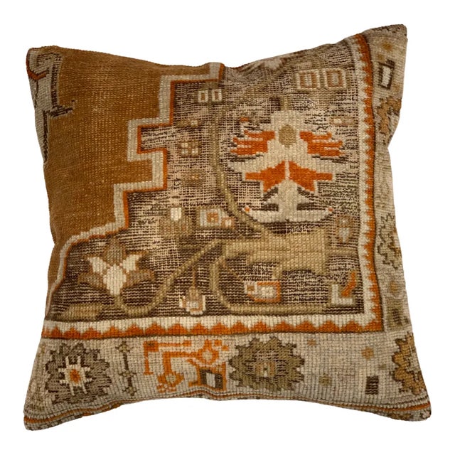 Traditional Vintage Turkish Handwoven Pillow For Sale - Image 3 of 3