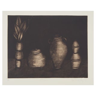 Iya Fernandez, Potelie, 1992, Original Engraving in Pencil For Sale