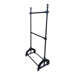 Cast Iron Tailors Rack From Retired Restoration Hardware Collection For Sale