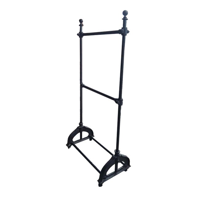 Cast Iron Tailors Rack From Retired Restoration Hardware Collection For Sale