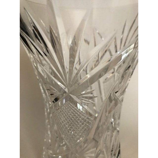 American Waterford Crystal Vase For Sale - Image 3 of 7