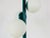 Kaiser Leuchten Mid-Century Green 3-Arm Chandelier from Kaiser Leuchten, Germany, 1960s For Sale - Image 4 of 9