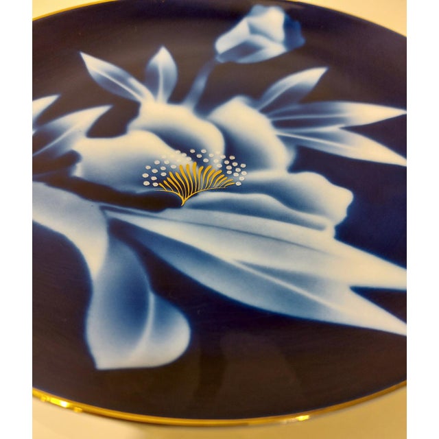 Vintage Japanese Fukagawa Arita Plate, 1960 For Sale - Image 9 of 10