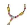 Bochic "Capri" Ruby, Amethyst & Fancy Color Gem Necklace Set in 18K & Silver For Sale - Image 16 of 18