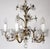Goldenrod Antique Italian Gold-Plated Metal Crystal Flowers Chandelier, 1950s For Sale - Image 8 of 17