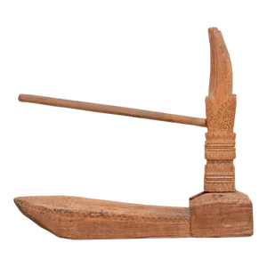 Antique Carved Spinning Wheel