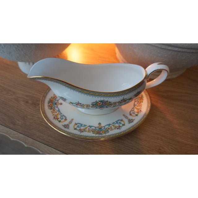 John Aynsley 1970s John Aynsley Gravy Boat and underplate For Sale - Image 4 of 4