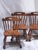 MCM Vintage Tell City Tavern Chairs Rolling Wood Dining Chairs For Sale - Image 12 of 17