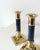 Vintage Gilded Brass Candlesticks, 1970s, Set of 2 For Sale - Image 3 of 13