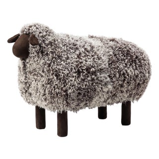Contemporary Outpost Original Kalgan Lamb Sheep Bench For Sale