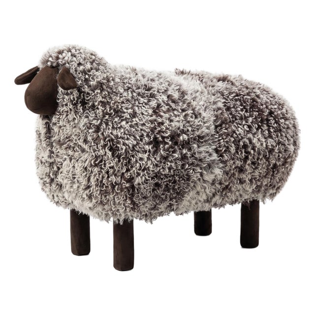 Contemporary Outpost Original Kalgan Lamb Sheep Bench For Sale