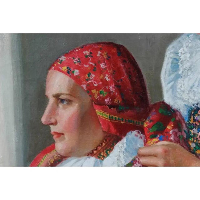 Attributed to Joza Uprka Slovakian Woman For Sale - Image 10 of 12