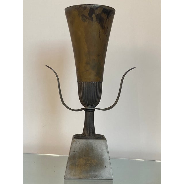 Metal Tommi Parzinger Urn Lamp For Sale - Image 7 of 18