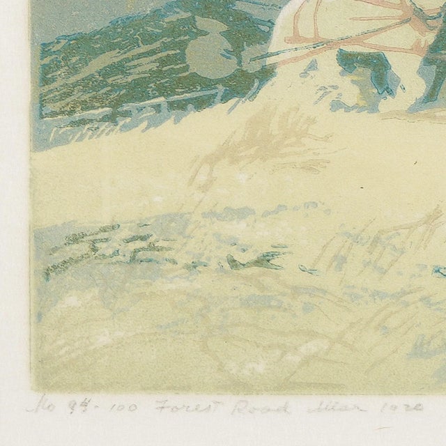 Forest Road by Ernest William Watson, 1920 For Sale - Image 4 of 8