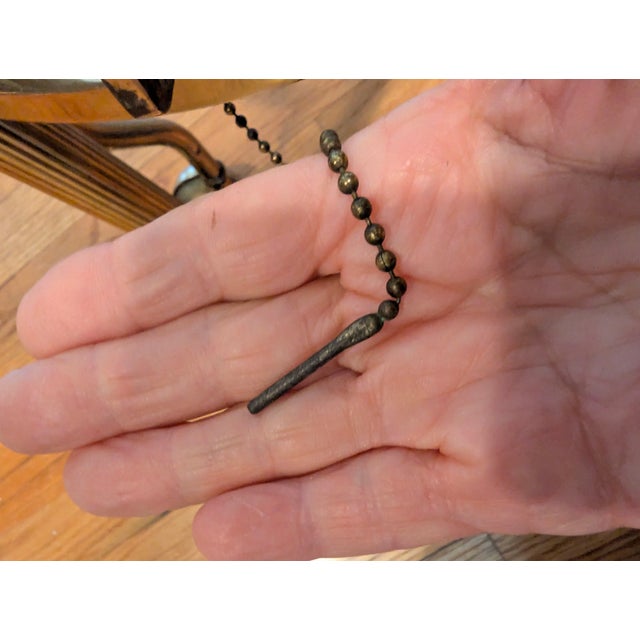 Mid 20th Century Double Sided 3 Tiered Vintage Rolling Brass/Glass Bar Cart, a Hollywood Regency Classic With Swivel Top and Secure Lock For Sale - Image 5 of 16